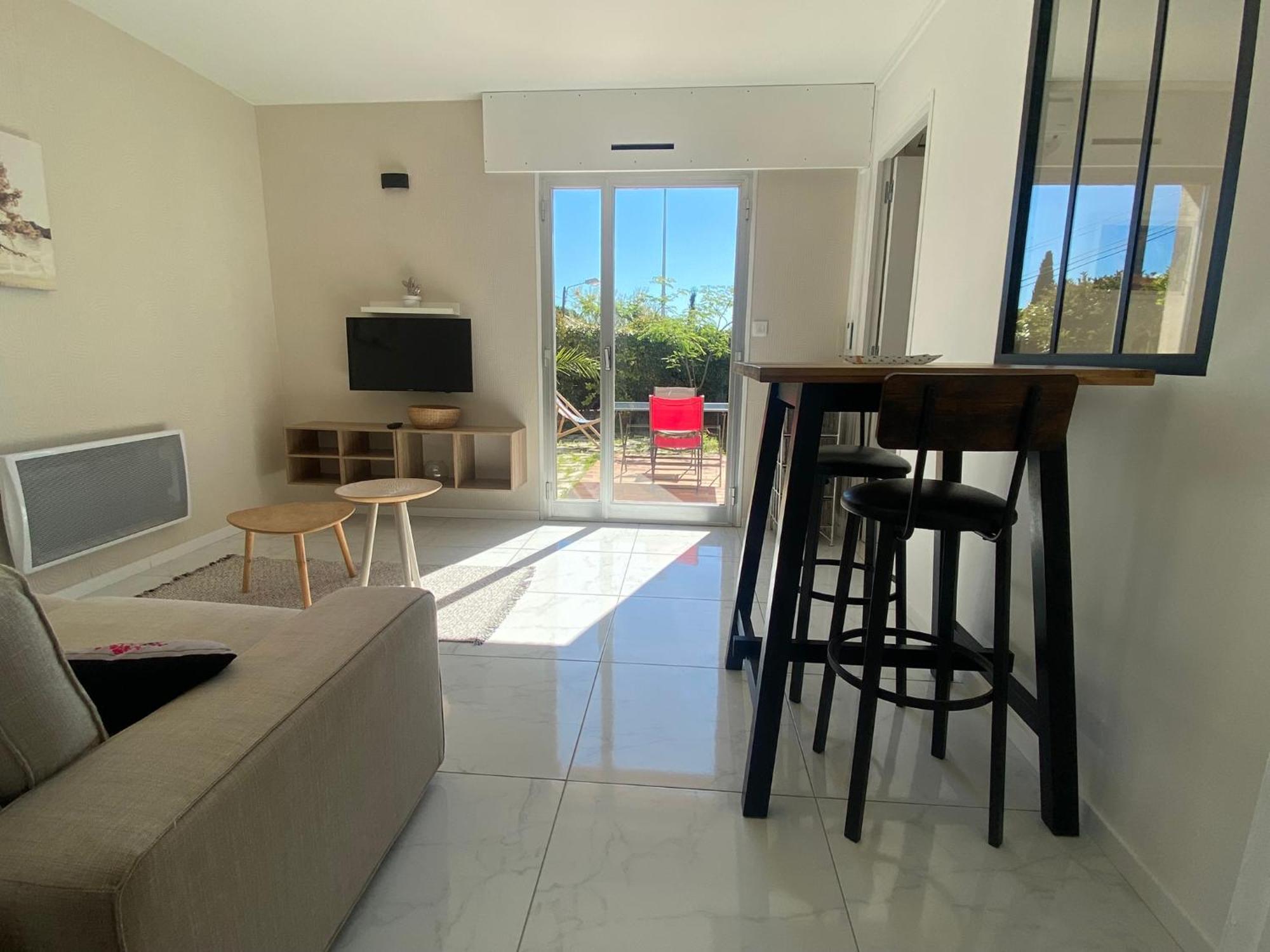 Appartement Cosy A Sanary Plage De Portissol-Climatise-Parking Prive Esterno foto